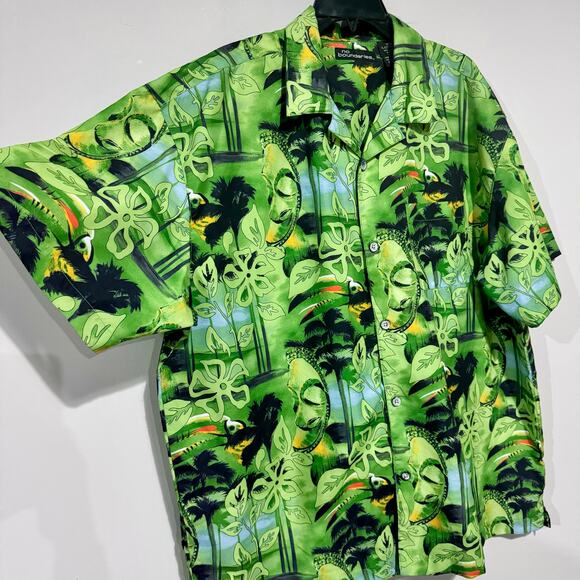 No‎ Boundaries Men's XL Hawaiian Shirt Microfiber Excellent Condition - Picture 3 of 8